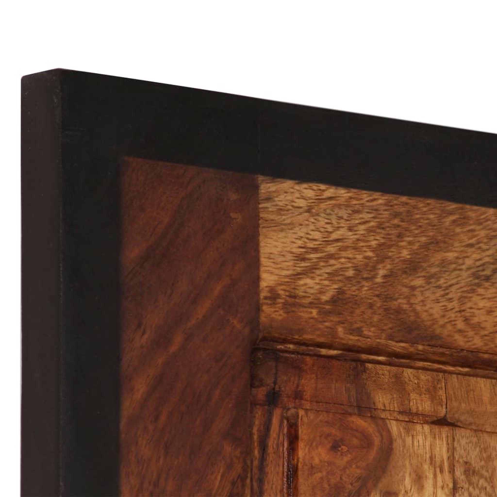 Voir la diapositive 4 : VIDAXL Portemanteaux 2 pcs bois solide de sesham
