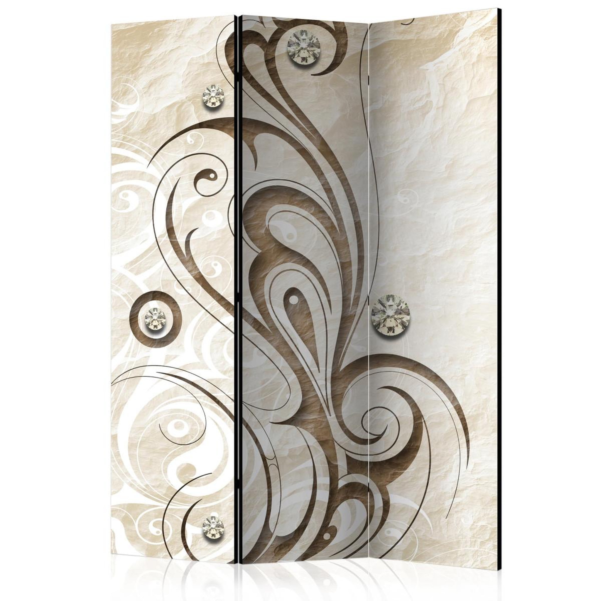 Paris Prix Paravent 3 volets  stone butterfly  135x172cm