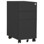Voir la diapositive 1 : VIDAXL Classeur mobile Anthracite 30x45x59 cm Acier