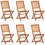 Voir la diapositive 3 : VIDAXL Ensemble a manger de jardin 7 pcs bois massif d'acacia