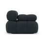 Voir la diapositive 3 : LISA DESIGN Ruby - module d'assise gauche en velours texturé