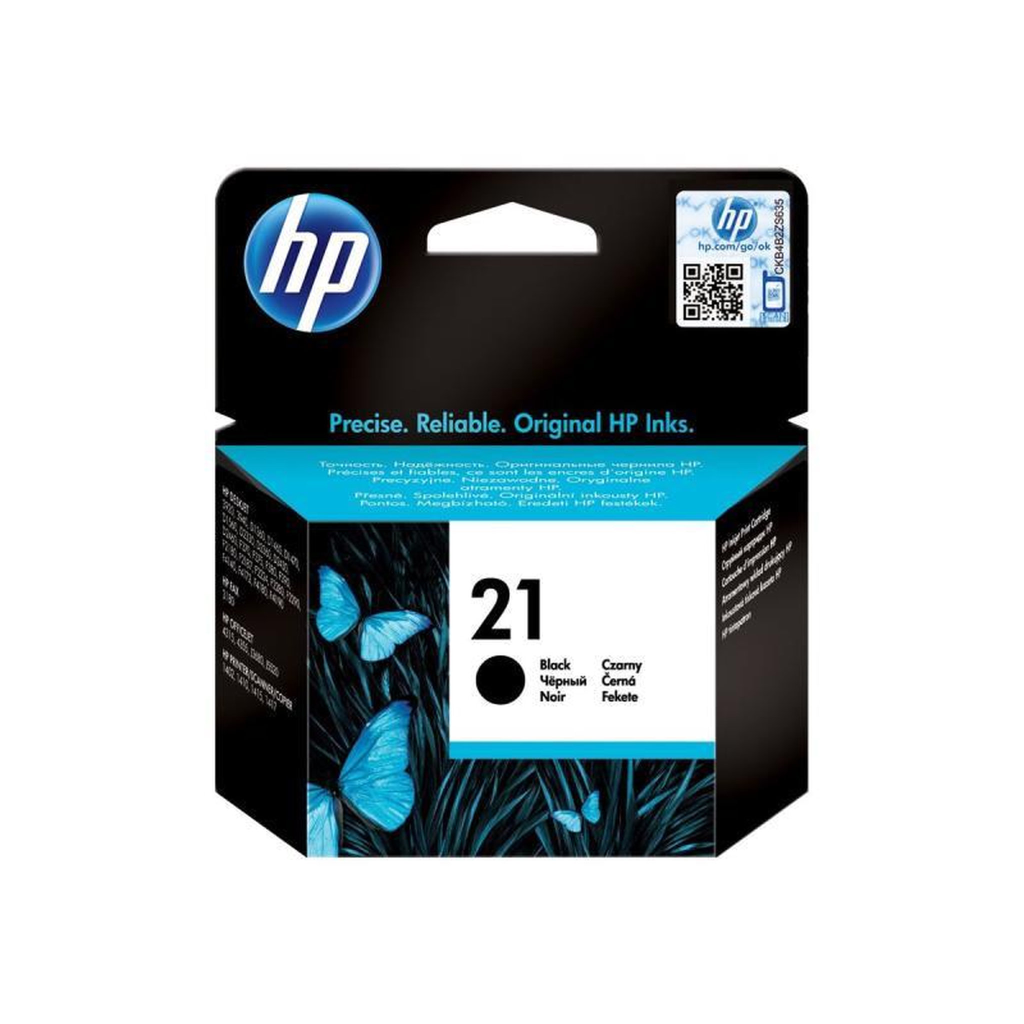 HP HP Ink No 21 HP21 HP 21 Black Schwarz (C9351AE)