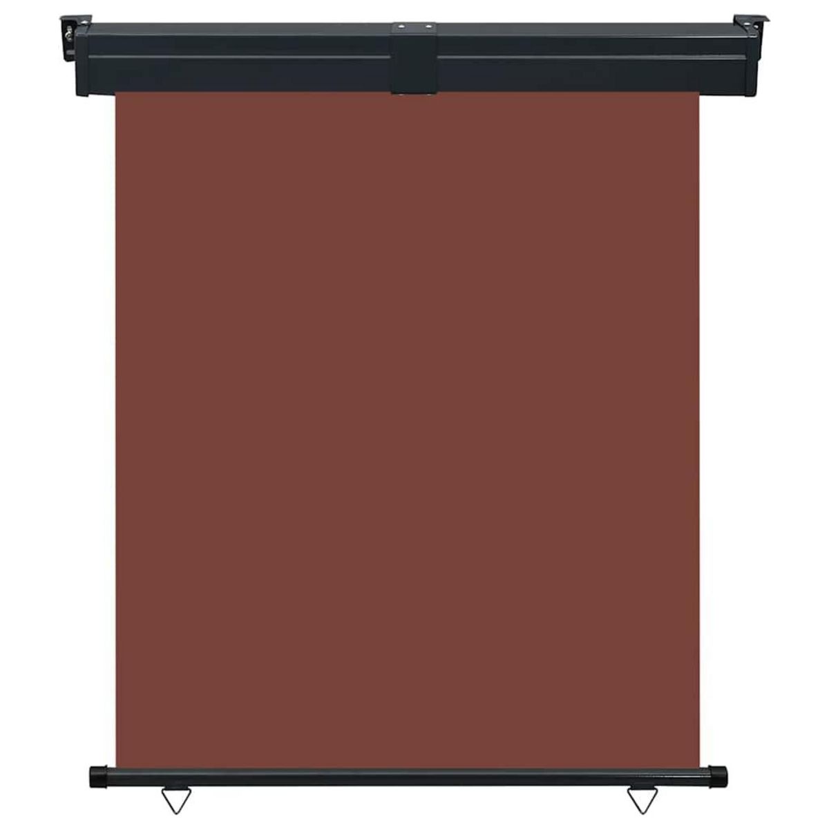 VIDAXL Auvent lateral de balcon 145x250 cm Marron