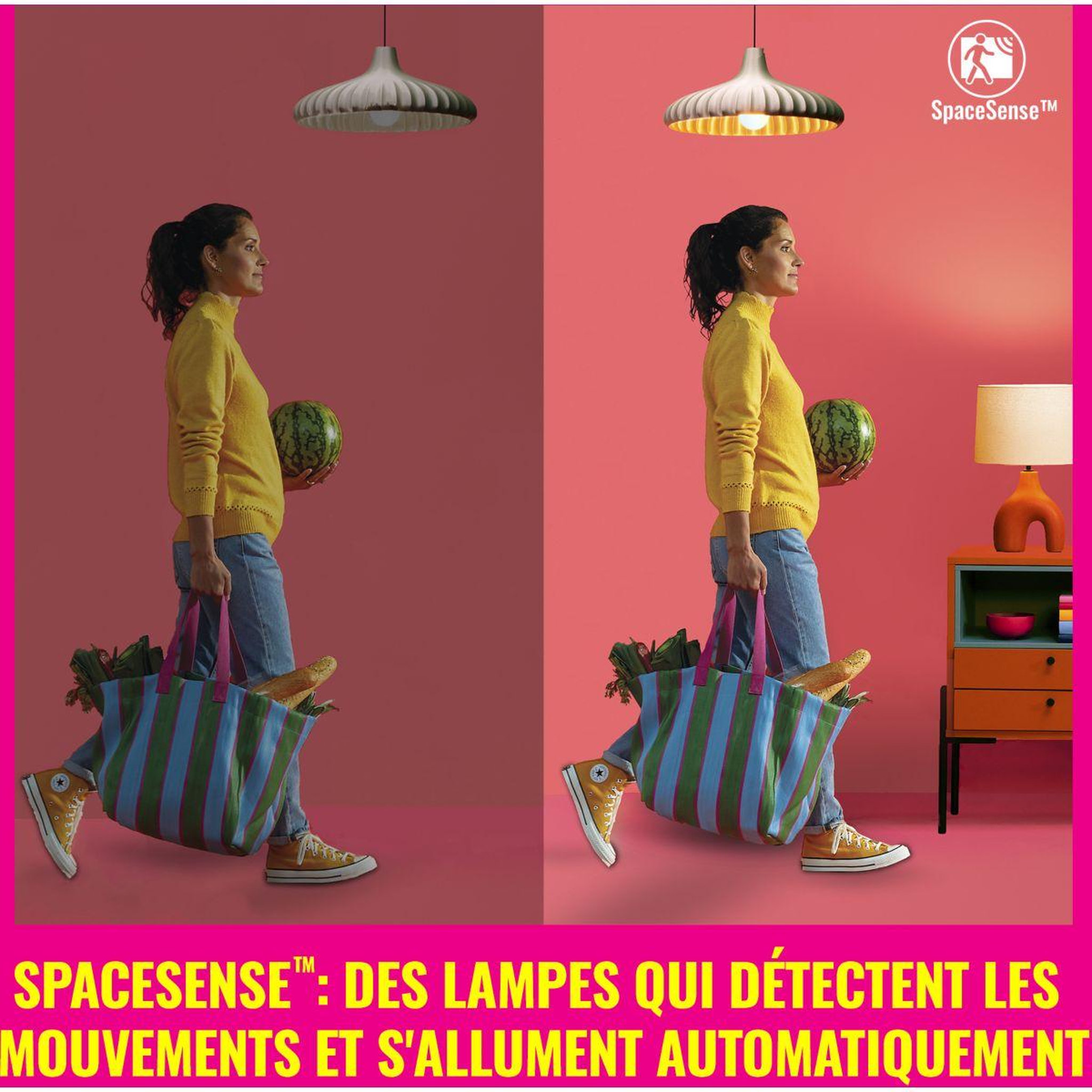 Voir la diapositive 4 : WIZ Bandeau led couleur 1m ultra lumineux 800lm