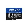 Voir la diapositive 1 : PNY Carte MicroSD PNY PRO Elite Haute Endurance