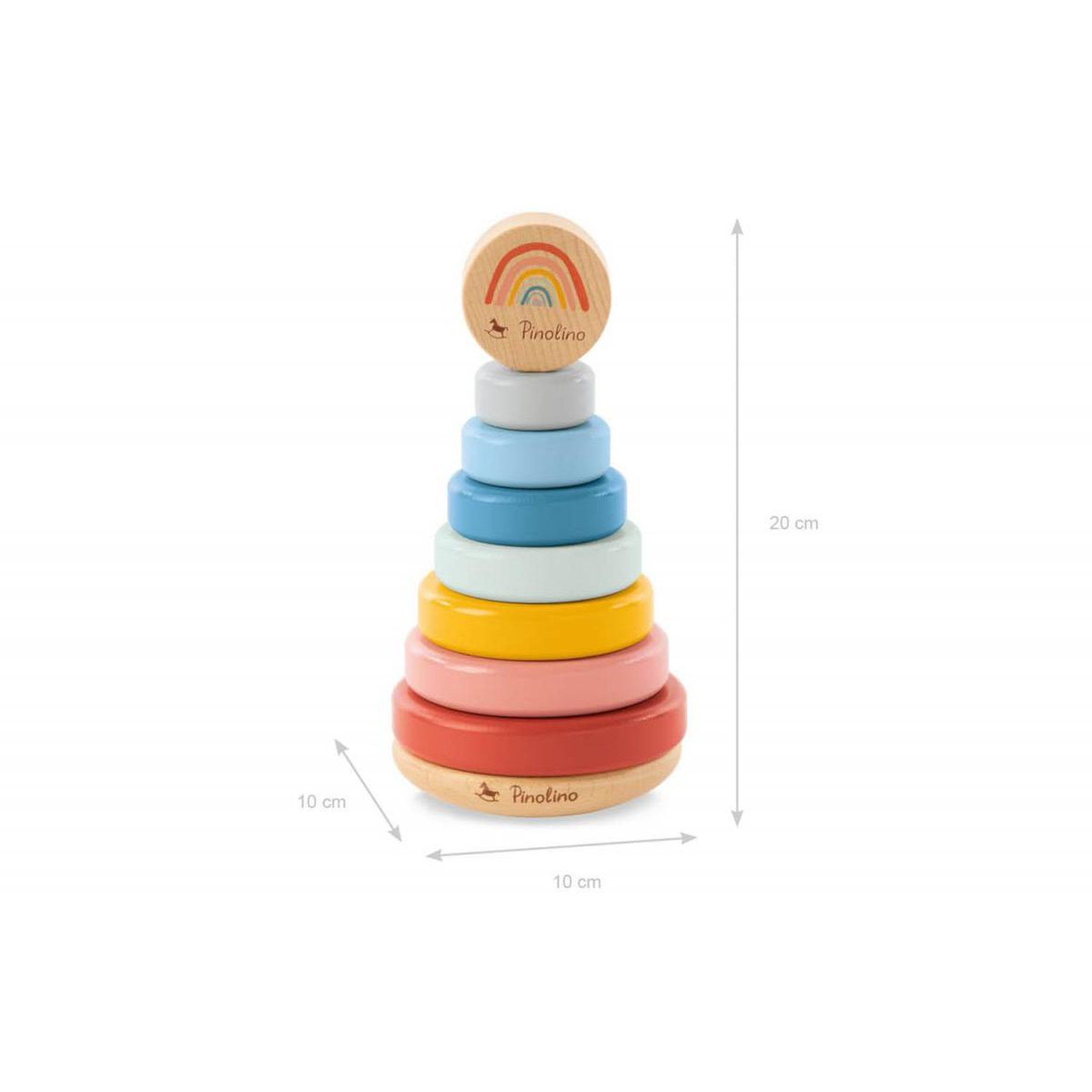Voir la diapositive 2 : Pinolino Tour d'empilage 'Ruby' multicolore