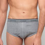 Voir la diapositive 1 : Athena Lot de 2 slips taille haute ouverts homme Coton Bio
