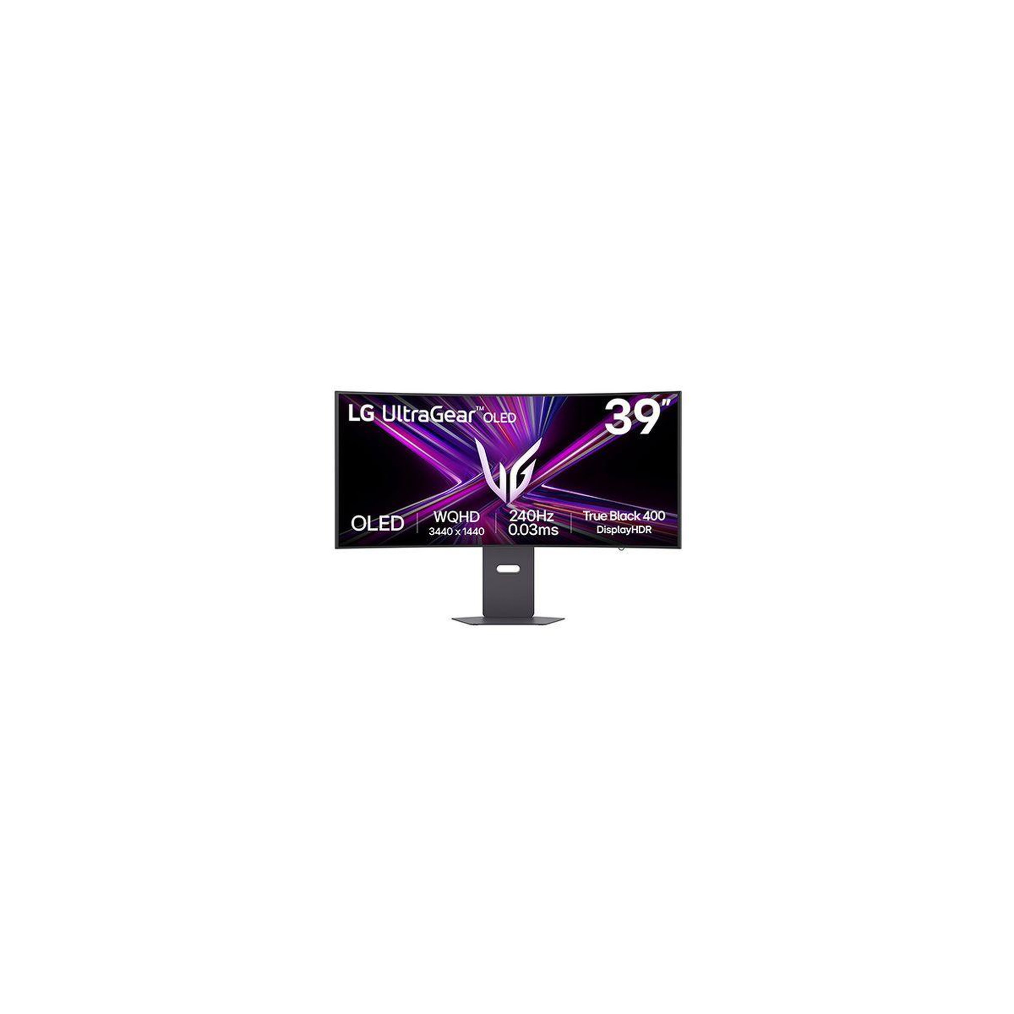 LG Ecran pc gamer 39gx900a 39  incurvé 800r uwqhd 240hz oled hdr true black 400 hdmi 2.1 amd freesync & g-sync