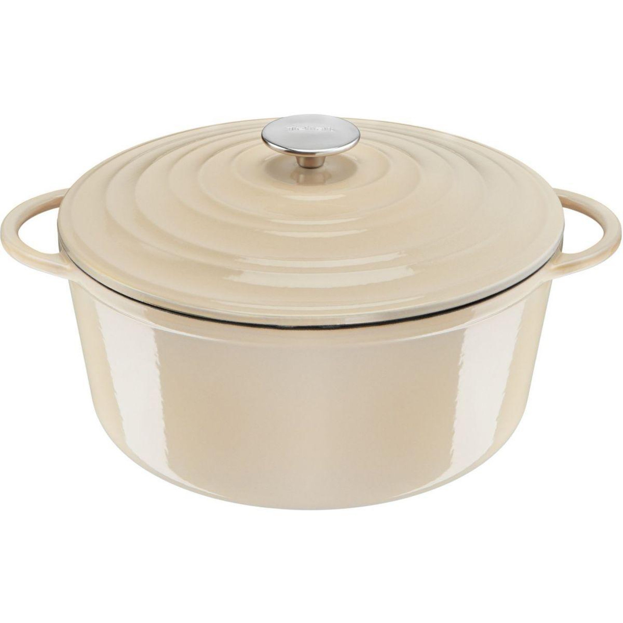 TEFAL Cocotte fonte lov faitout 29cm beige