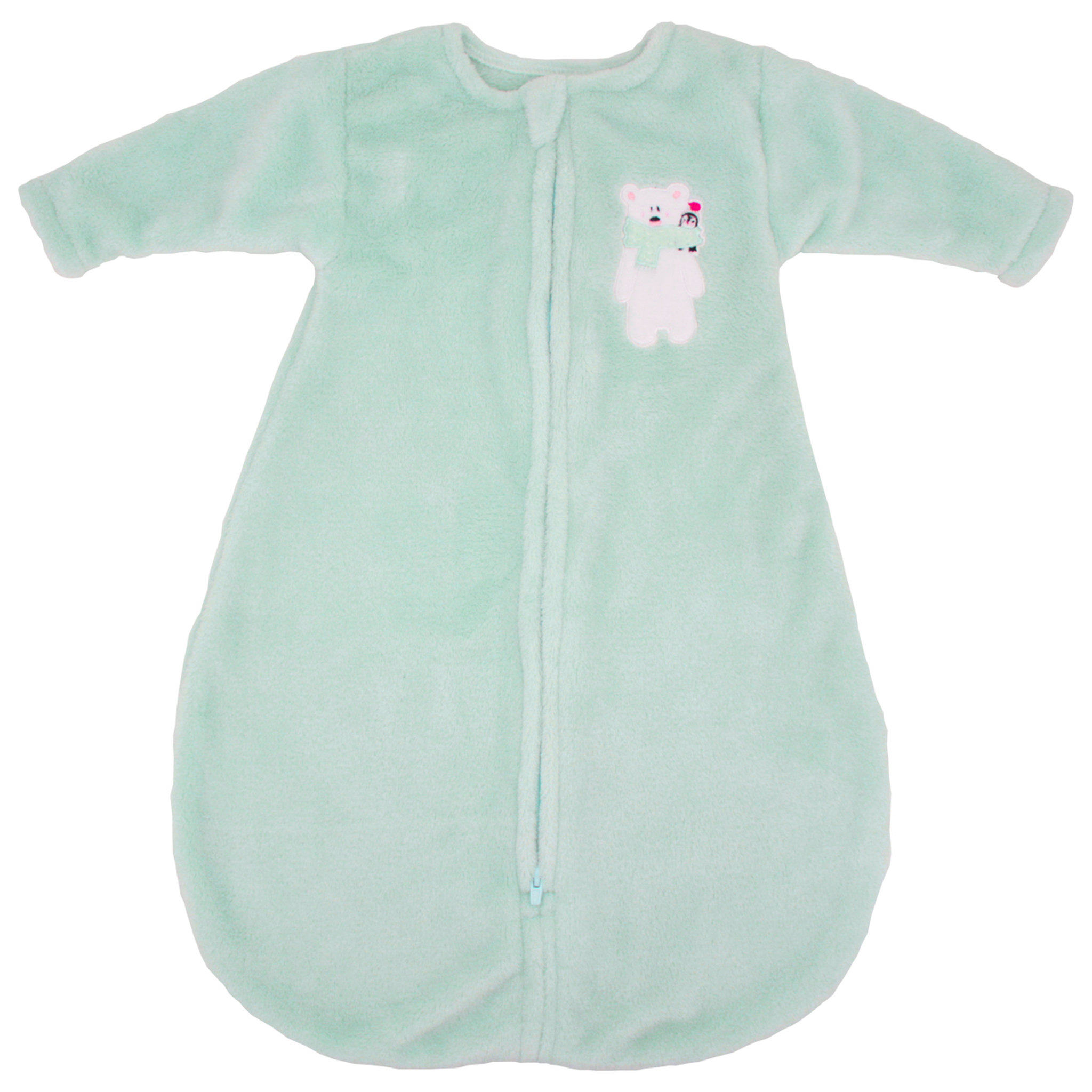 Babycalin Douillette en flanelle polaire Ourson bleu 