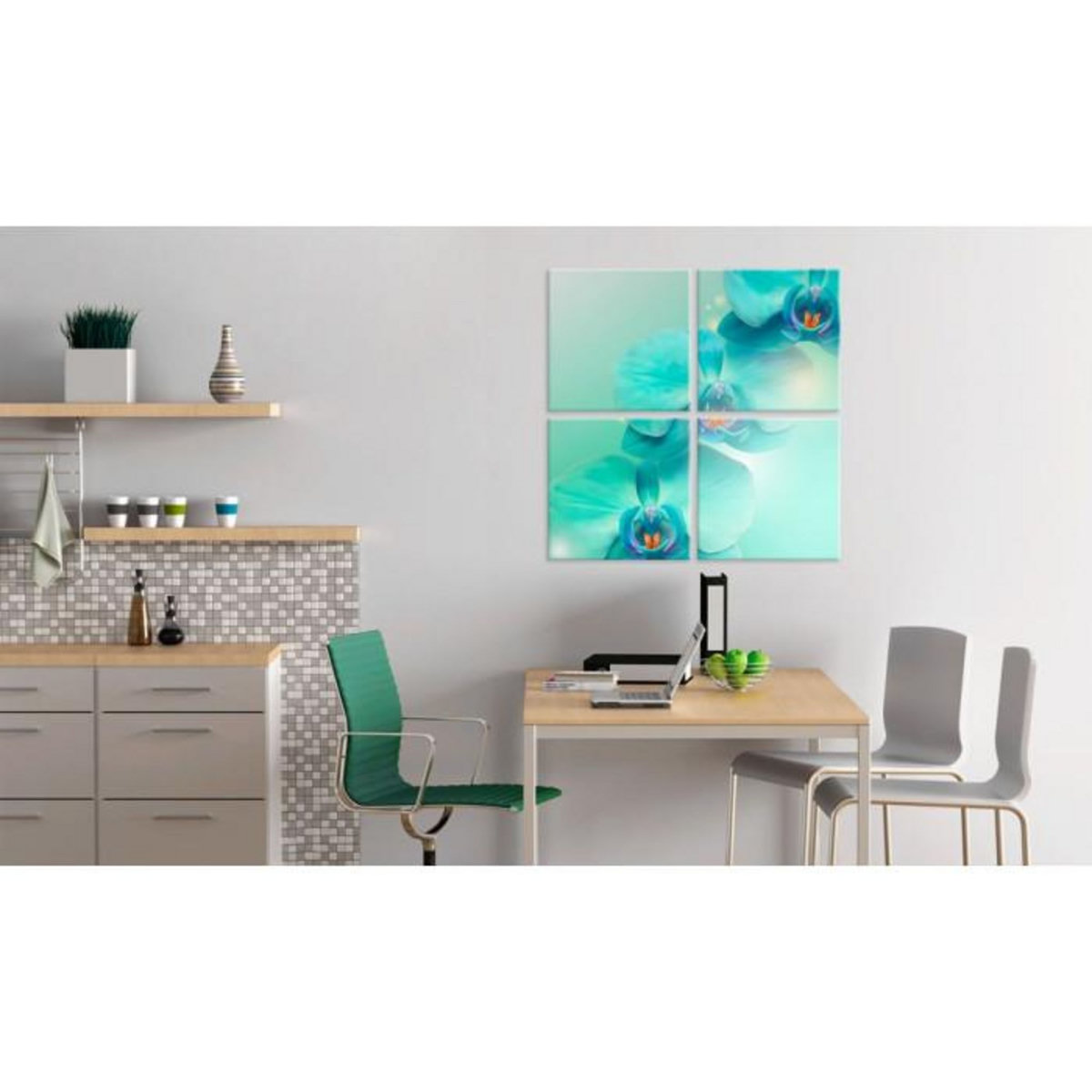 Paris Prix Tableau Imprimé  Orchidées D'azur