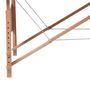 Voir la diapositive 4 : VIDAXL Table de massage pliable Bleu 2 zones avec cadre en bois