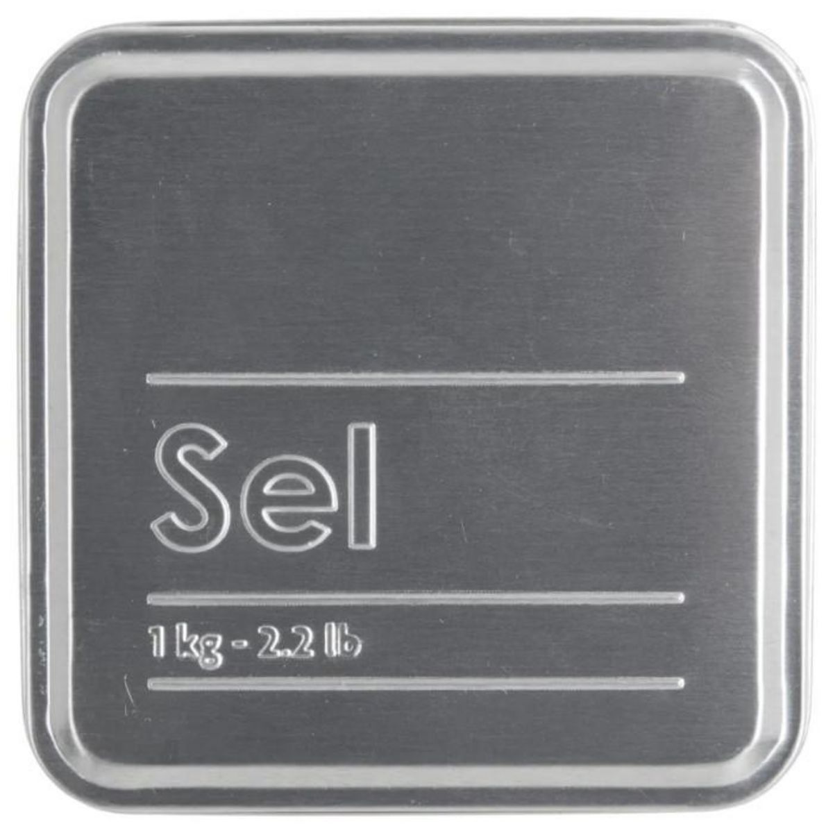 FIVE Boîte à Sel  Relief II  17cm Noir