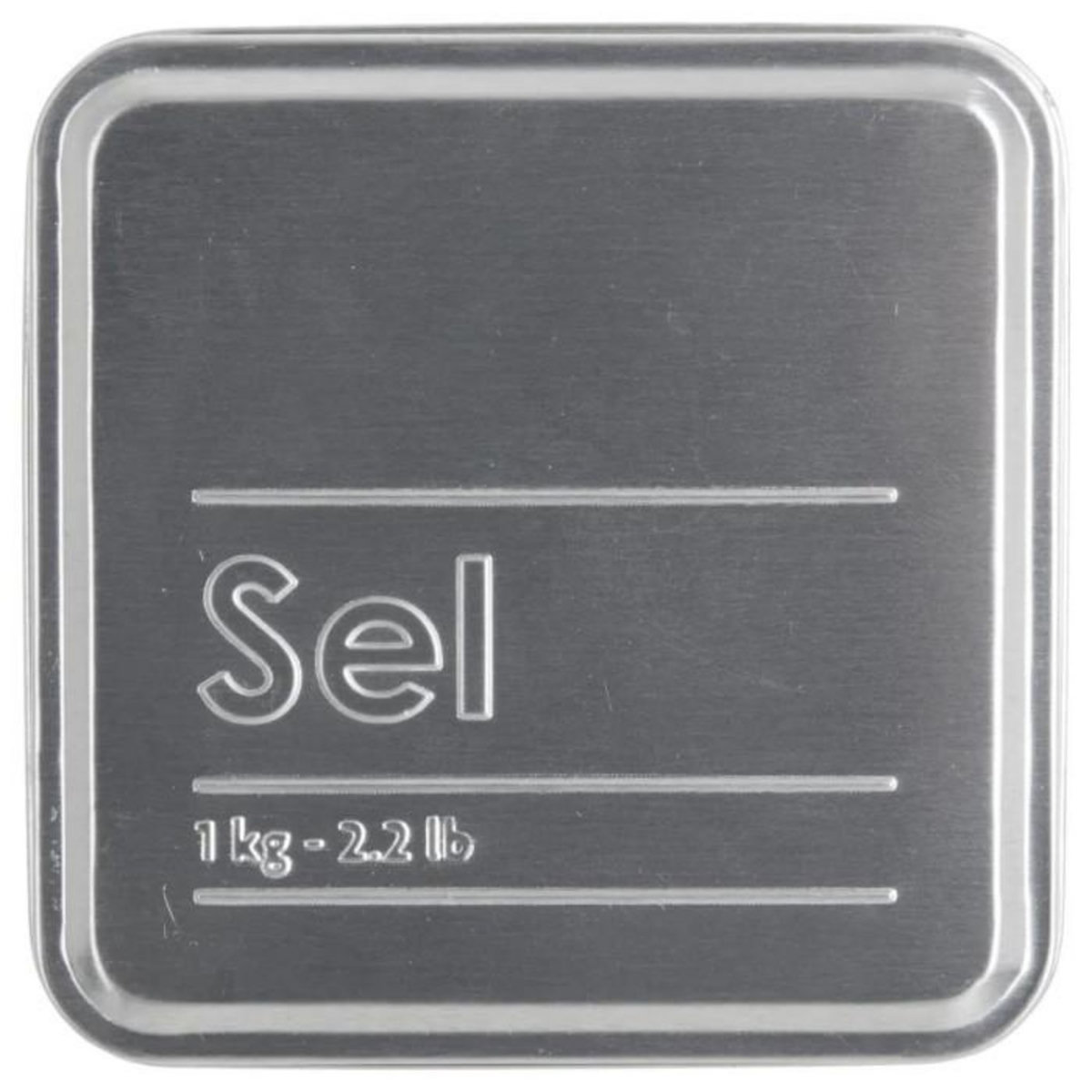 FIVE Boîte à Sel  Relief II  17cm Noir