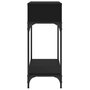 Voir la diapositive 4 : VIDAXL Table console noir 100x30,5x75 cm bois d'ingenierie