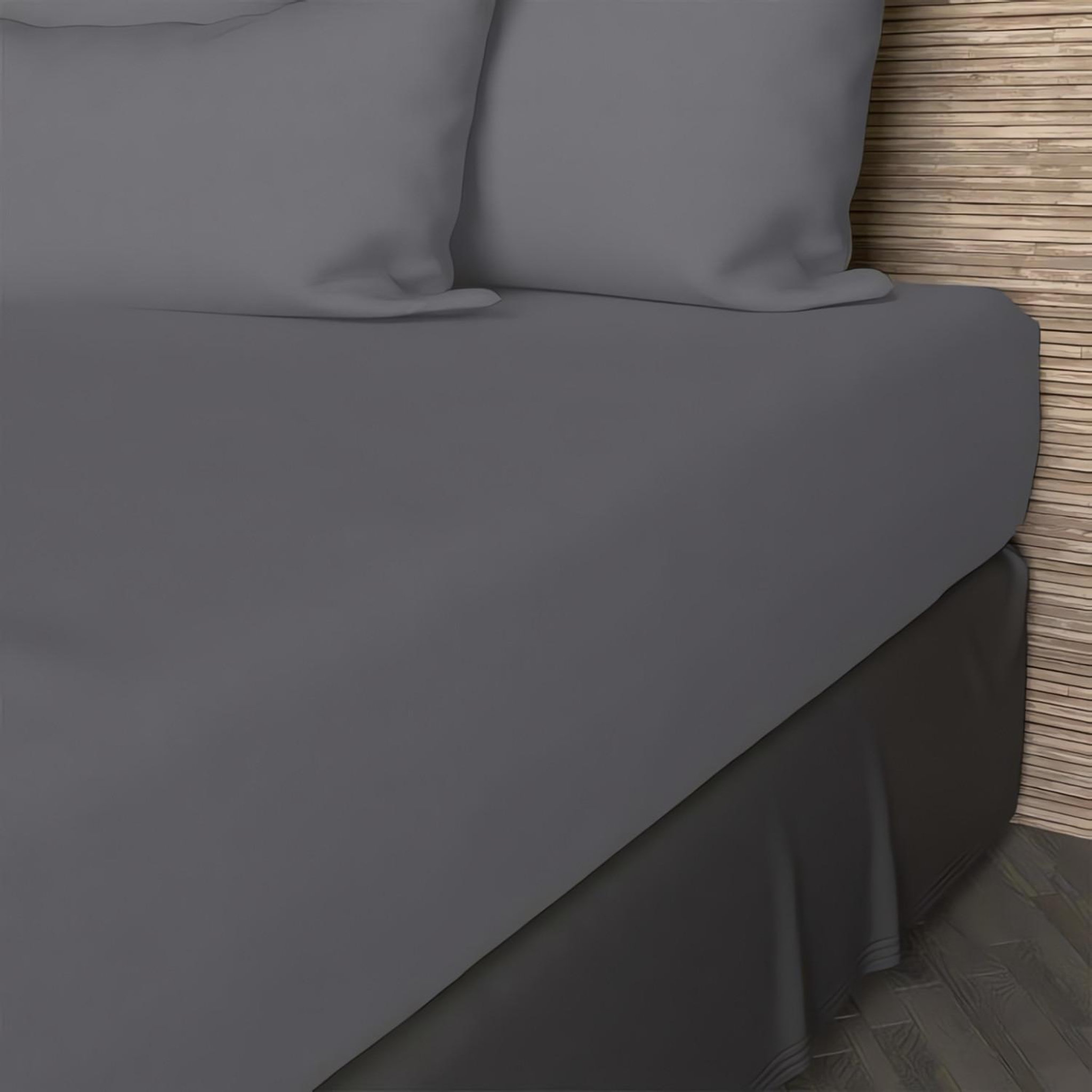 Voir la diapositive 1 : SOLEIL D'OCRE Drap housse en coton 57 fils uni, par soleil d'ocre