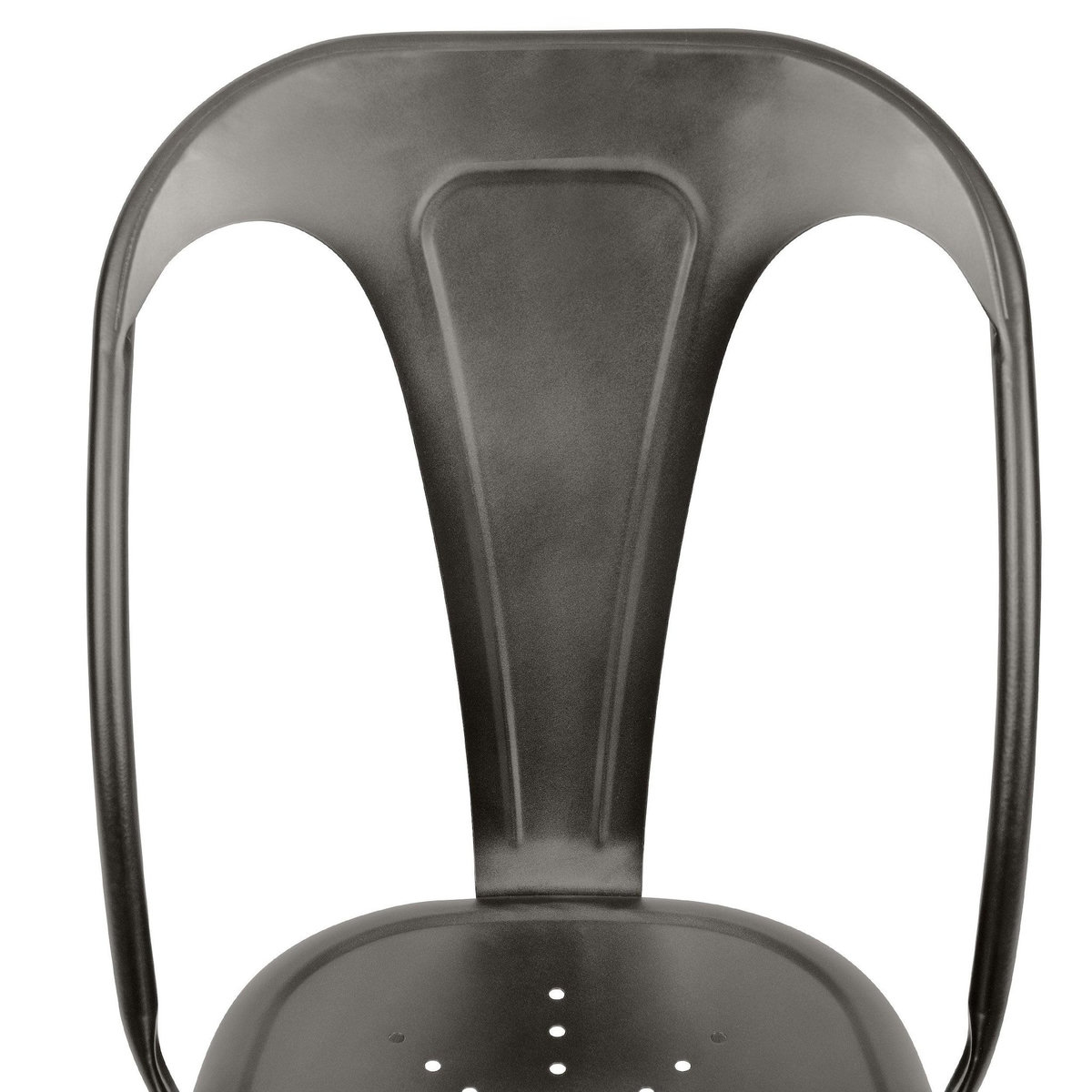 Rendez vous déco Lot de 2 chaises en métal chromé - Indus