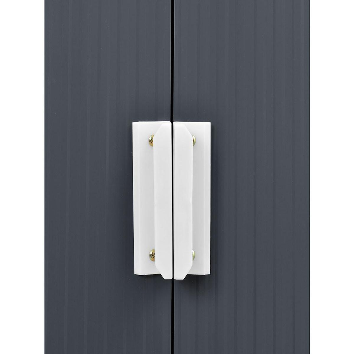 Habitat et Jardin Abri de jardin métal  Vegas  - 8,83 m² - Gris