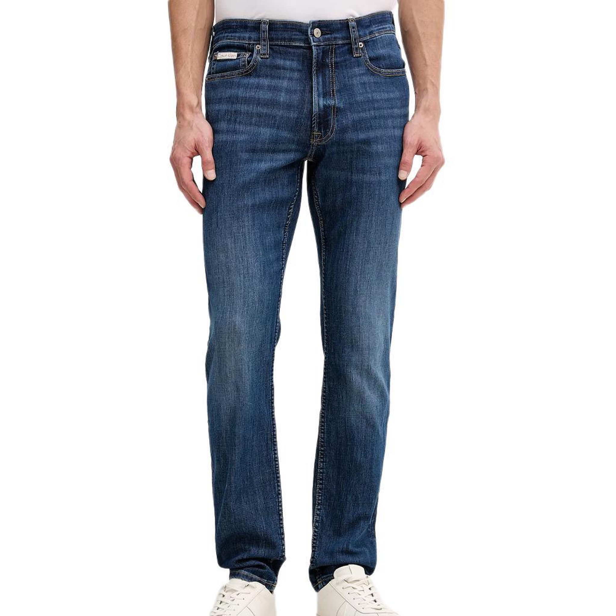 CALVIN KLEIN JEANS Jean Slim  Homme Calvin Klein Jeans Slim Dark Irving   W29. Coloris disponibles : Bleu
