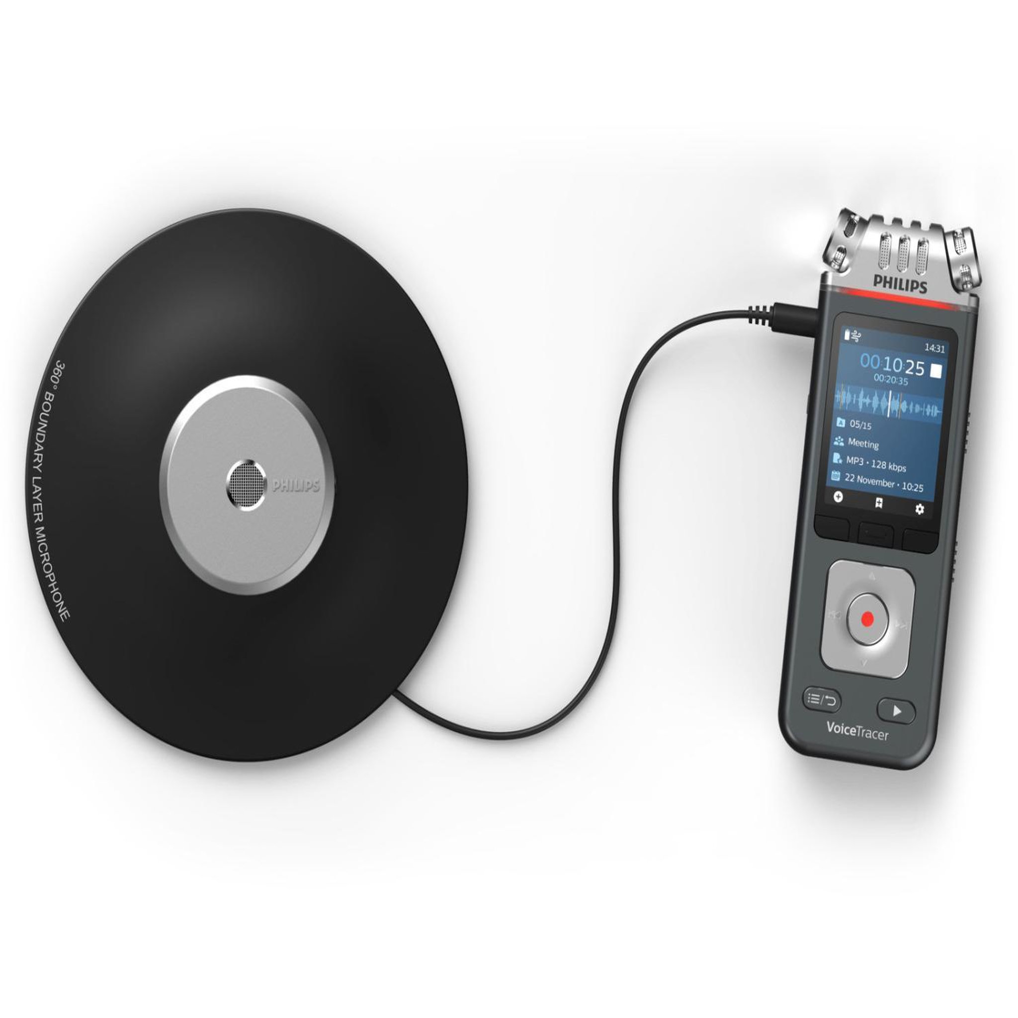 Philips Philips voice tracer dvt8110/00 dictaphone carte flash anthracite, chrome