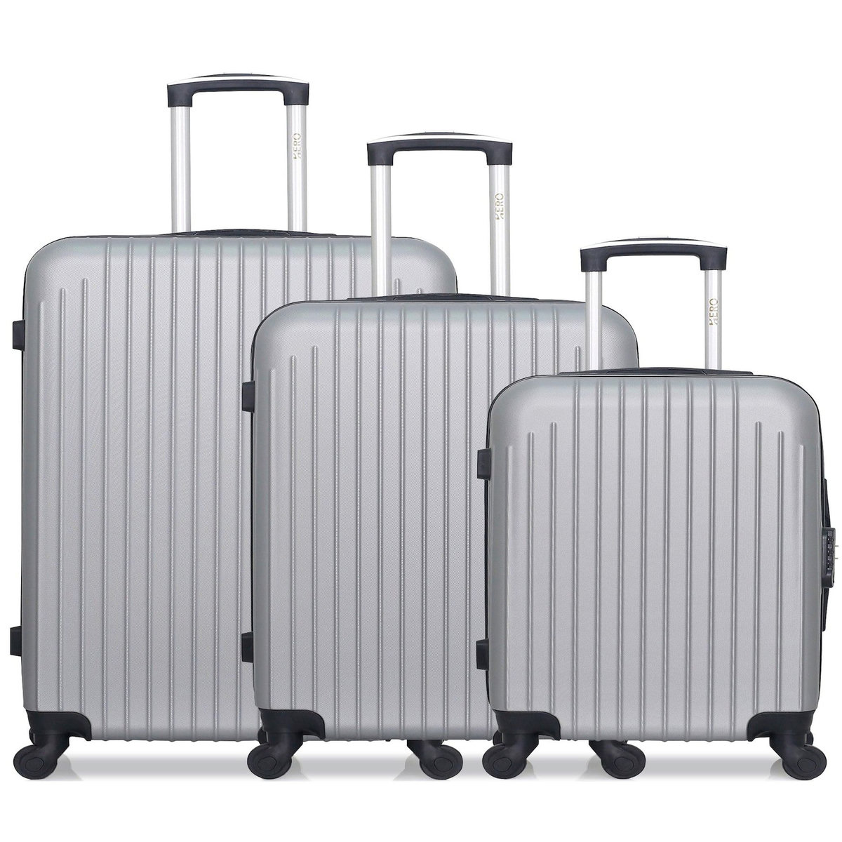 HERO HERO - Lot de 3 - Valise grand format, valise weekend et valise cabine CARPATES