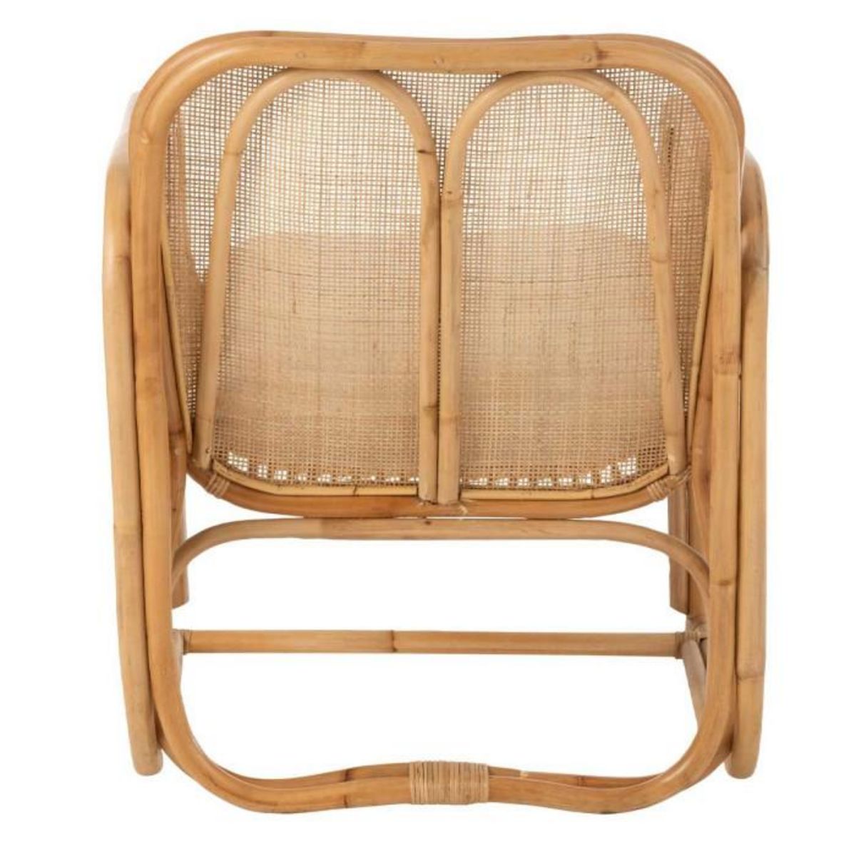Paris Prix Fauteuil Design en Rotin  Casablanca  65cm Naturel