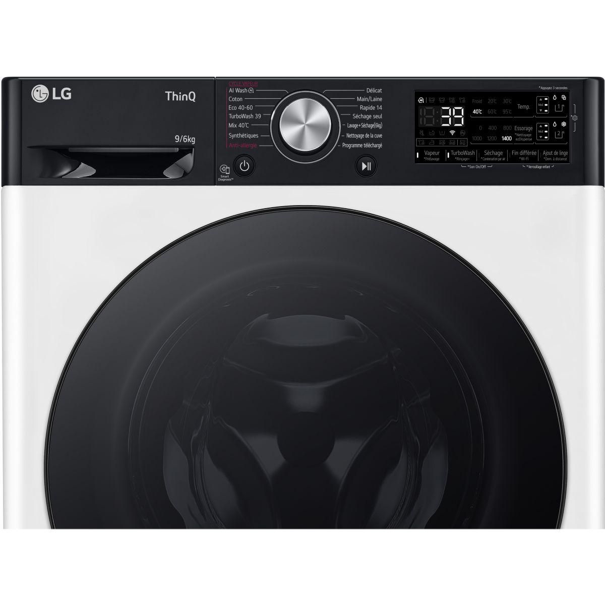 LG Lave linge séchant hublot F964R76WSTA