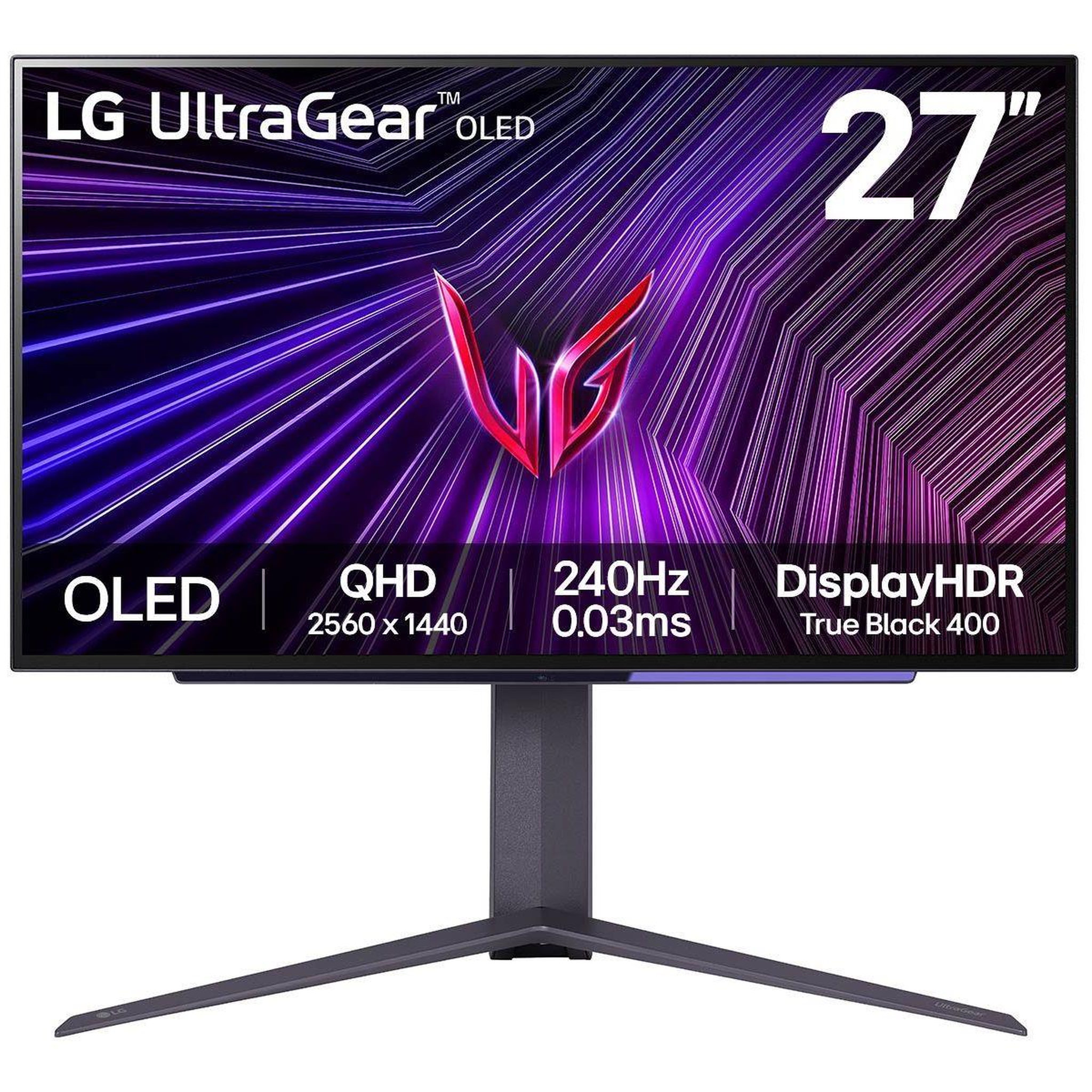 Voir la diapositive 1 : LG Ecran PC Gamer UltraGear 27GS95QE-B Plat 27'' OLED