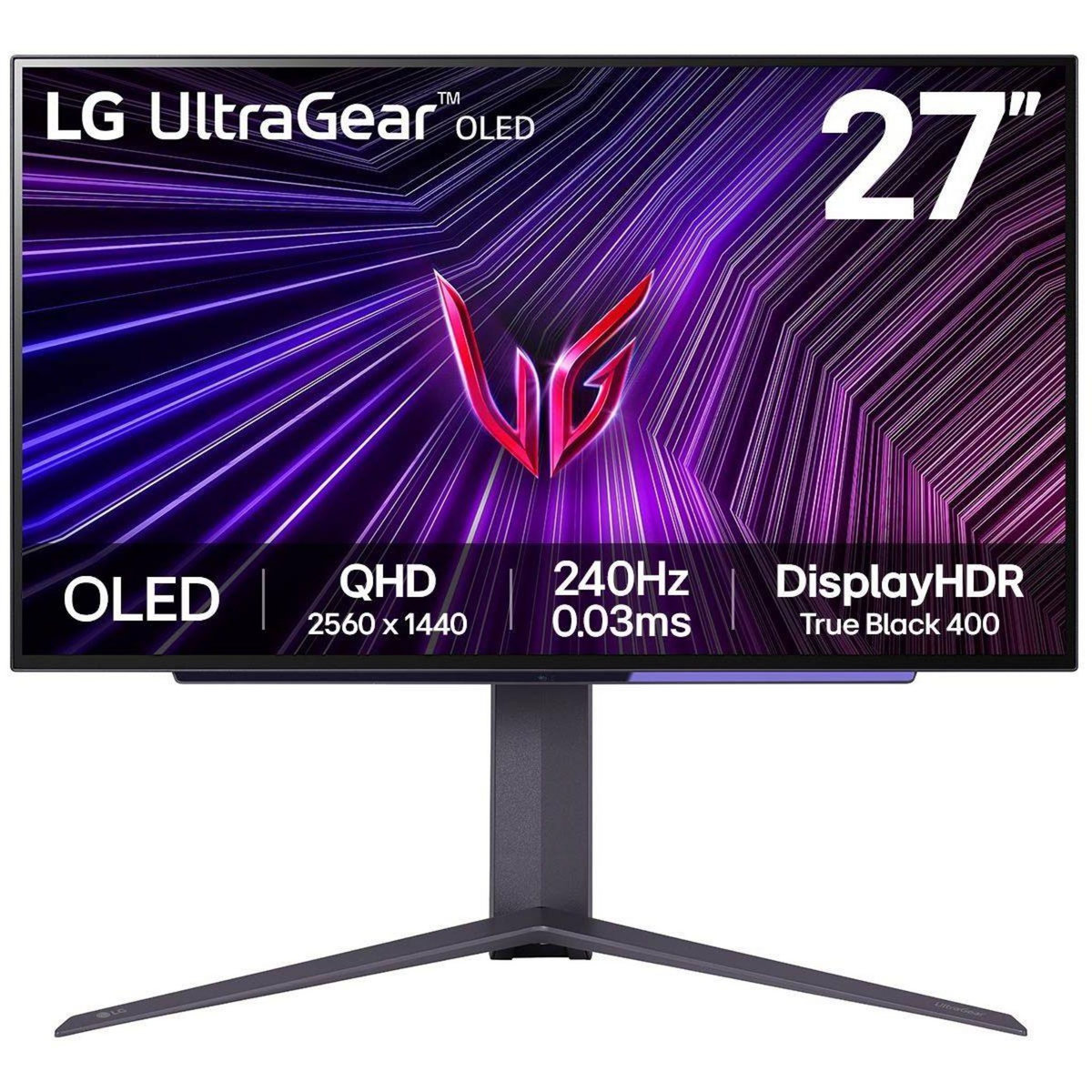 LG Ecran PC Gamer UltraGear 27GS95QE-B Plat 27'' OLED