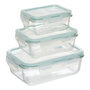 Voir la diapositive 1 : FIVE Lot de 3 Boîtes de Conservation  Clipeat  19cm Bleu