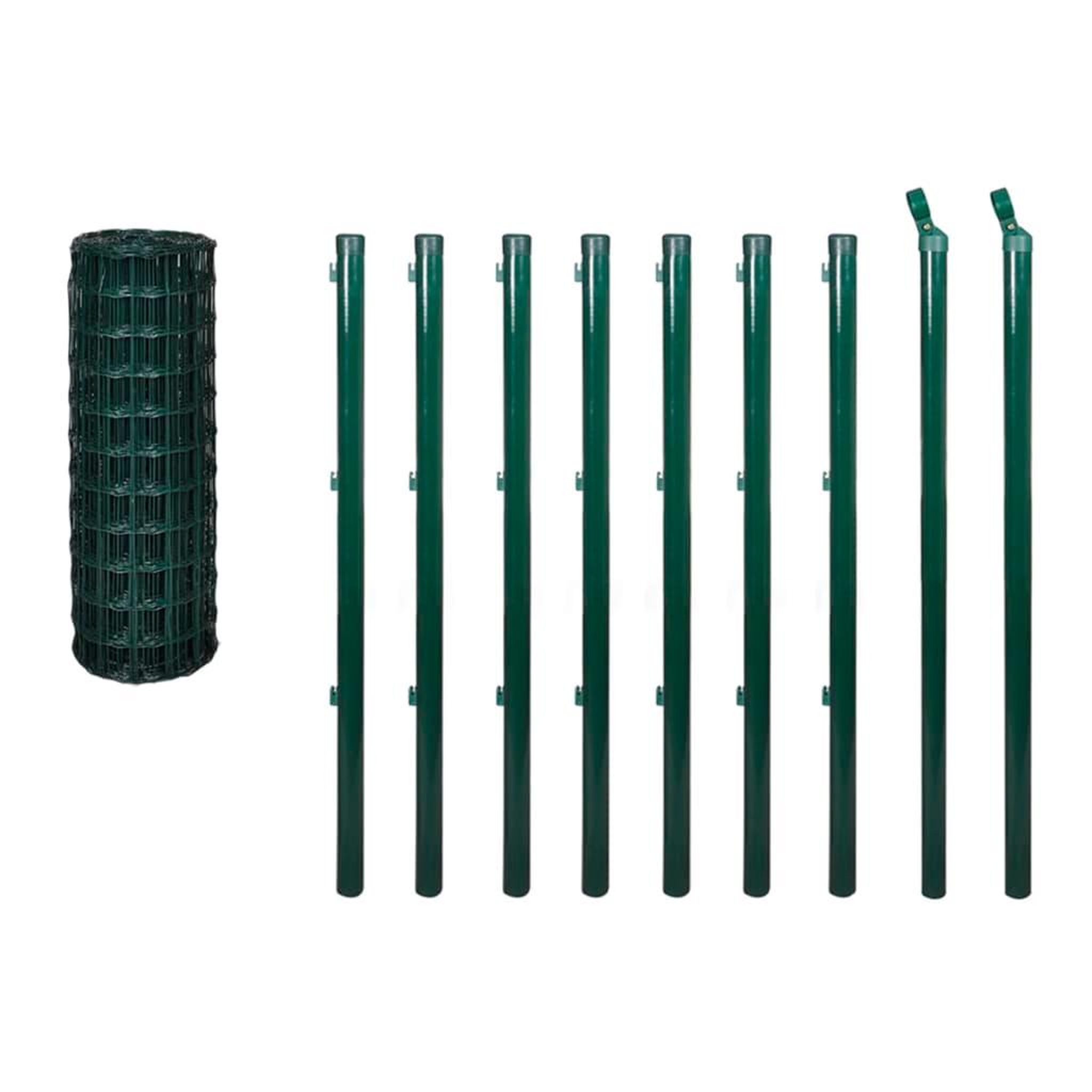 Voir la diapositive 2 : VIDAXL Cloture euro acier 10x1,2 m vert