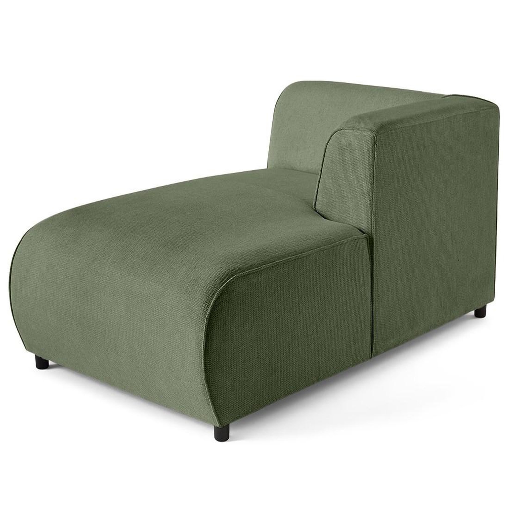 Voir la diapositive 1 : LISA DESIGN Suaro - module d'assise méridienne droit en tissu texturé