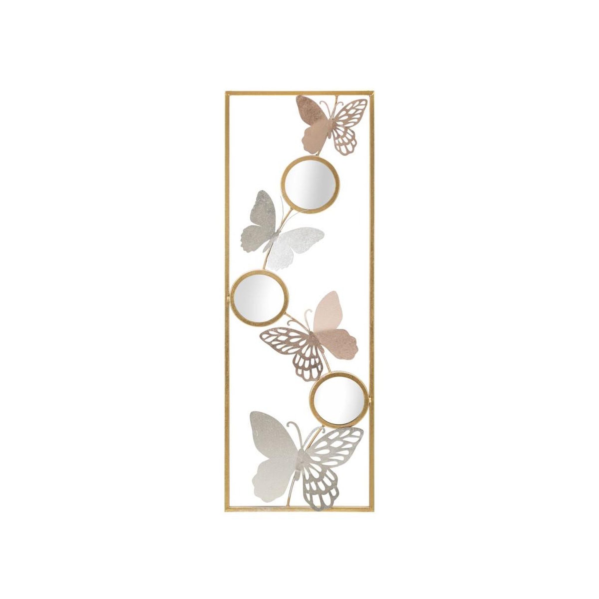 Paris Prix Décoration murale encadrée 3 miroirs  buttys  90cm multicolore
