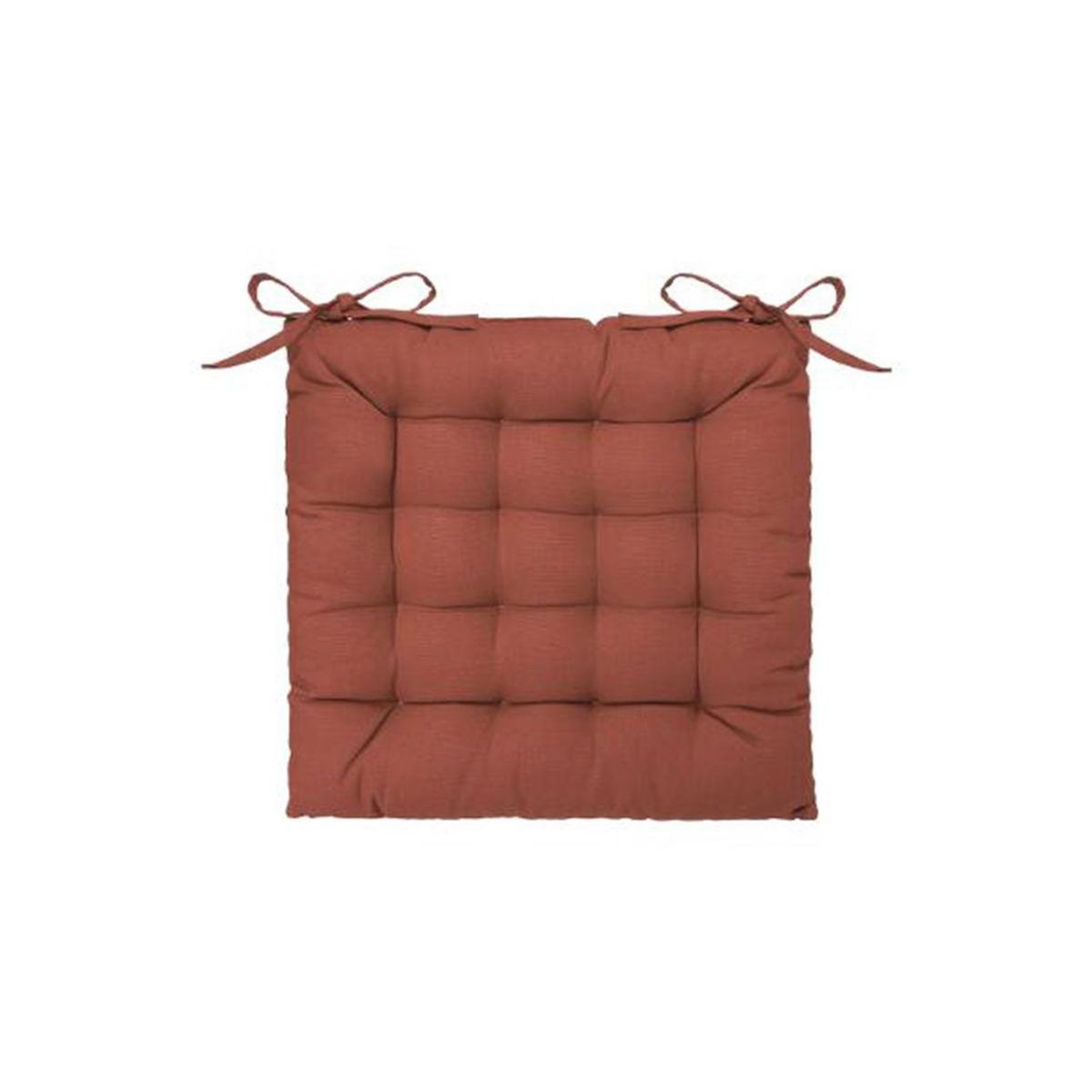 ATMOSPHERA Galette de Chaise  Loria  38x38cm Terracotta