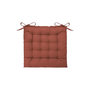 Voir la diapositive 1 : ATMOSPHERA Galette de Chaise  Loria  38x38cm Terracotta