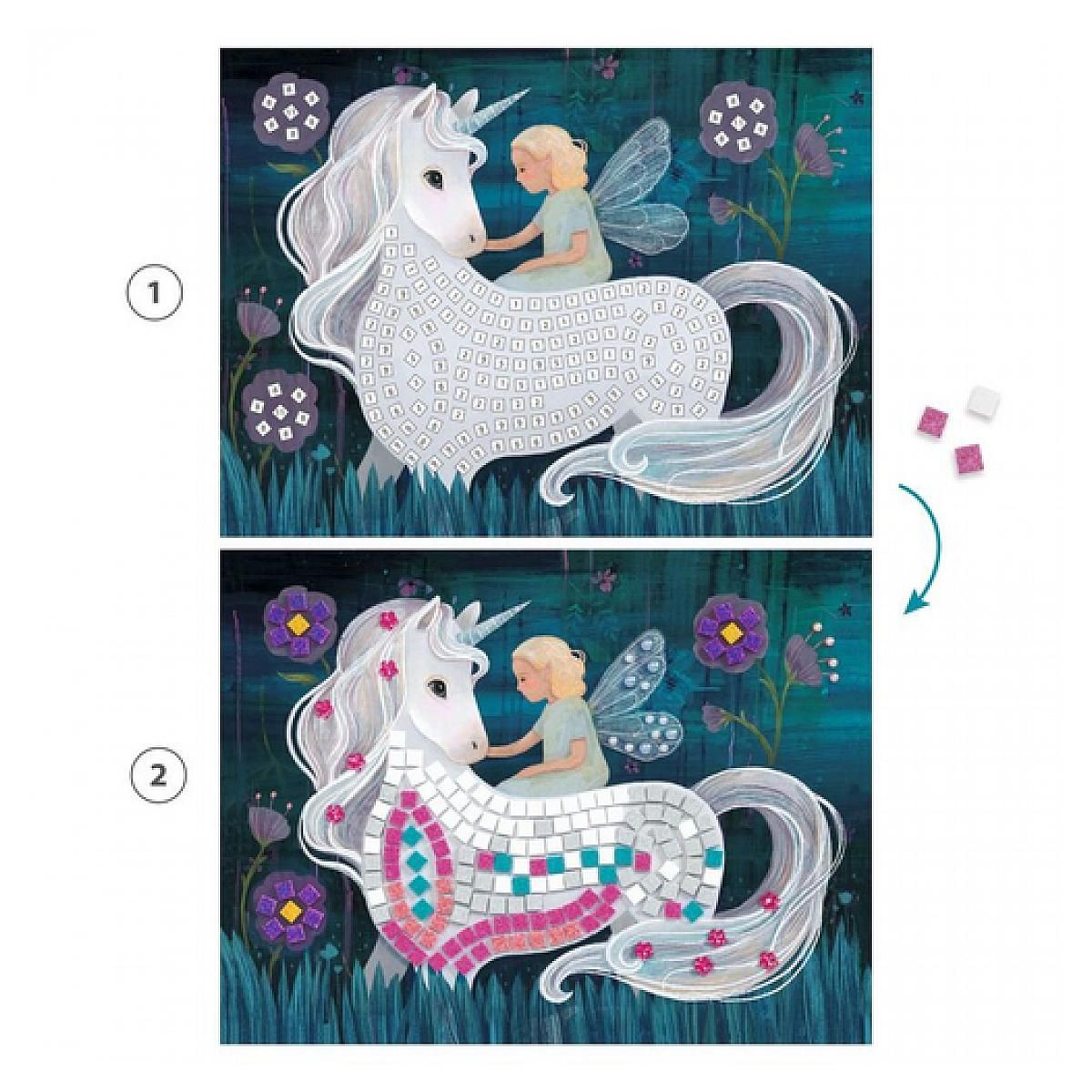 Djeco Kit de Mozaique Le monde enchante