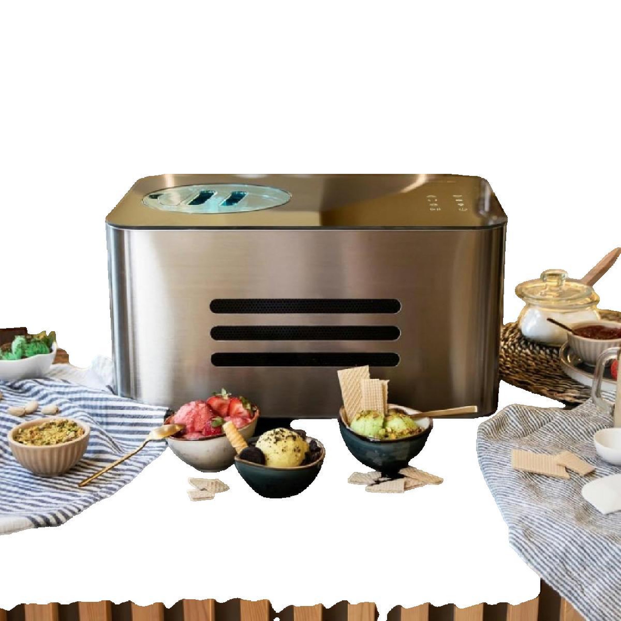 Voir la diapositive 3 : CECOTEC Sorbetière Cecotec Gelacy 1500 Touch Compresseur 1,5 L