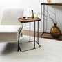 Voir la diapositive 2 : The Home Deco Factory Table d'appoint bout de canapé en acacia