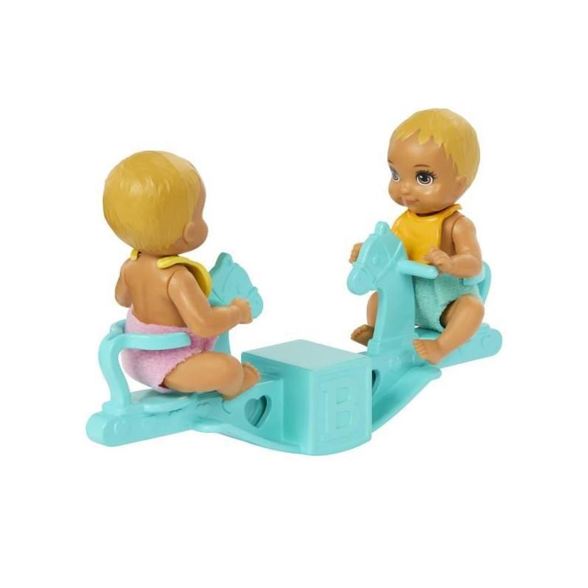 Voir la diapositive 2 : BARBIE Barbie-La Chambre des Jumeaux-Coffret Skipper, bébés et accessoires HXM99
