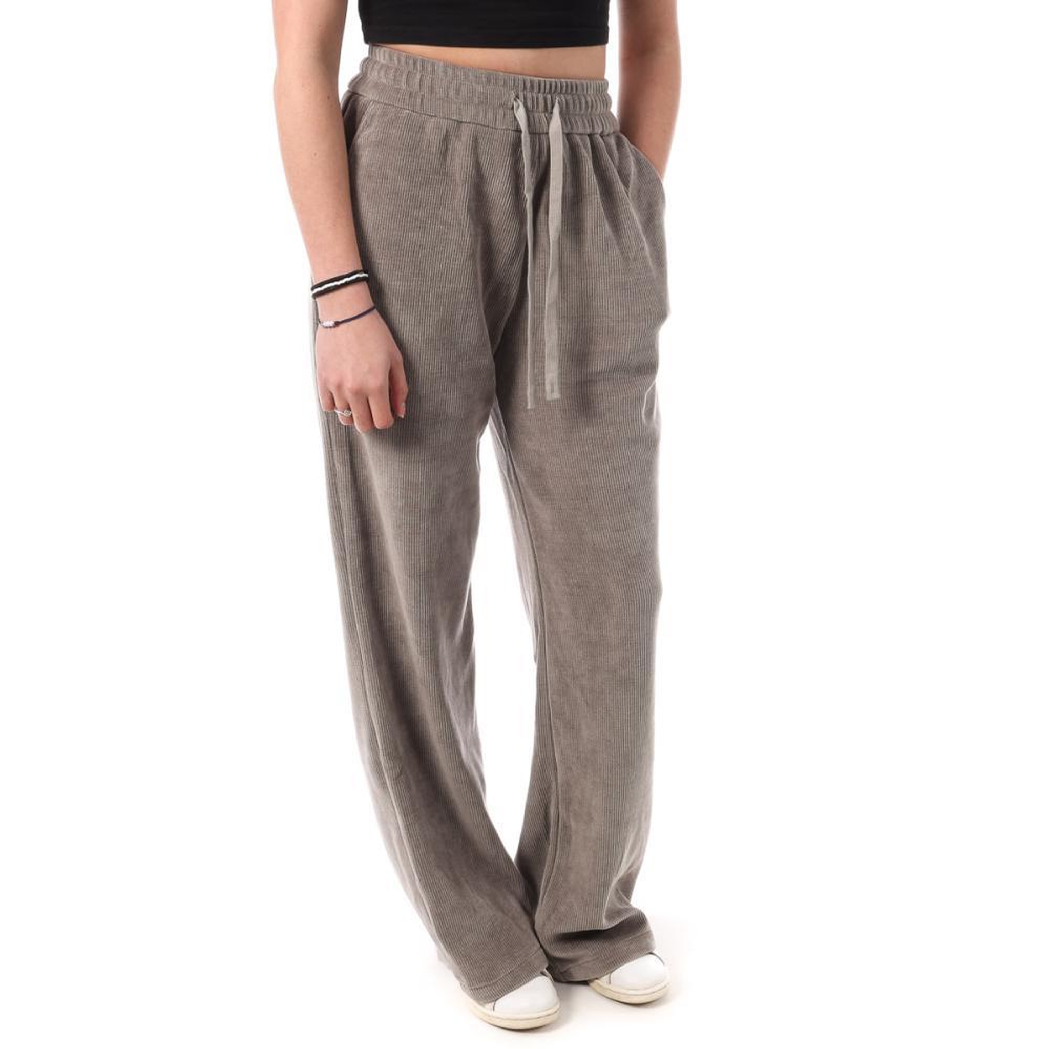 MONDAY PREMIUM Pantalon Fluide Marron Femme Monday Premium 3269. Coloris disponibles : Marron