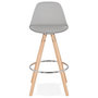 Voir la diapositive 5 : Paris Prix Tabouret de Bar  Bjarki  85cm Gris