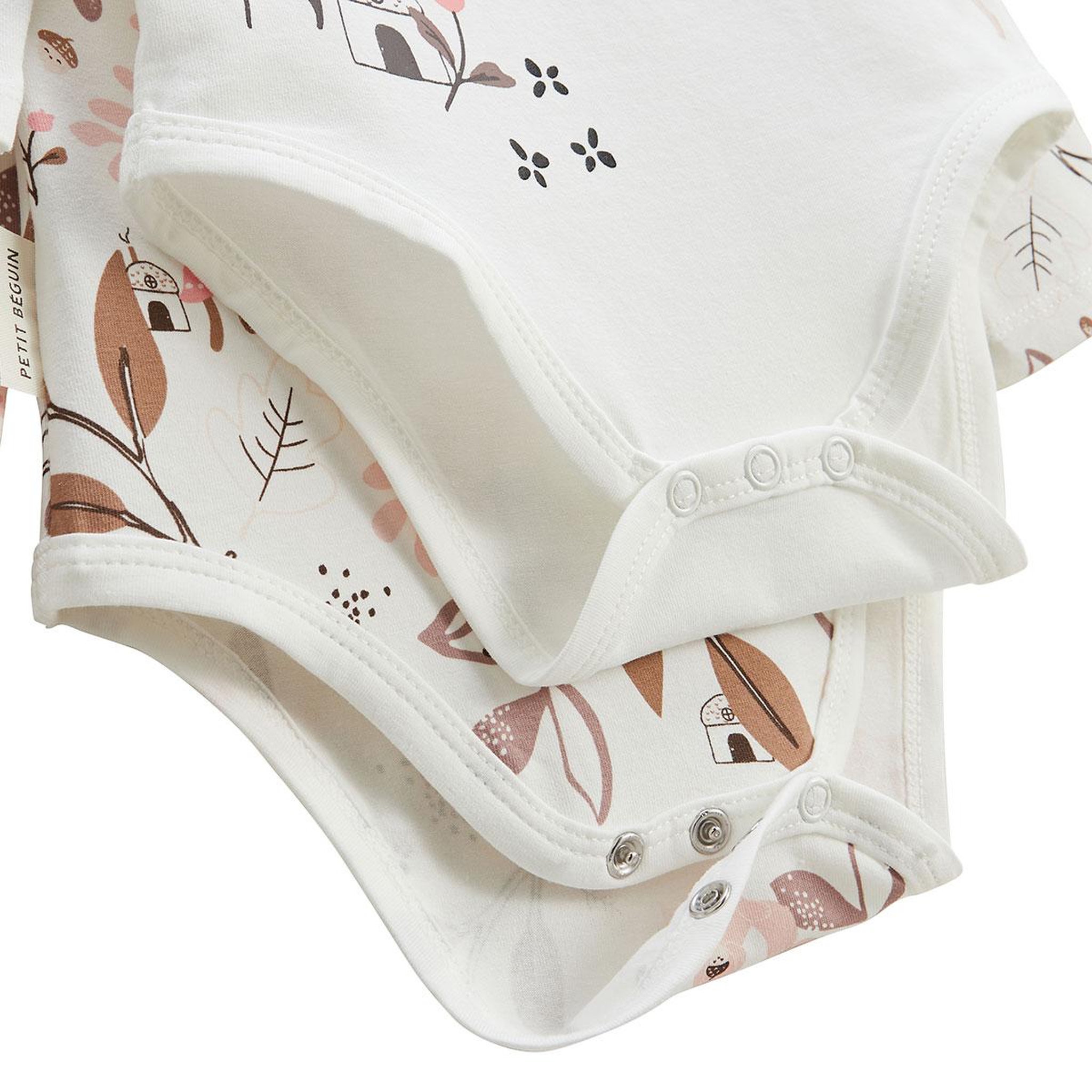 Voir la diapositive 2 : Petit Béguin Lot de 2 bodies bébé manches longues Sora