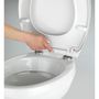 Voir la diapositive 4 : Wenko Abattant WC Easy-Close - Abaissement automatique - Duroplast