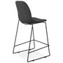 Voir la diapositive 3 : Paris Prix Tabouret de Bar en Tissu  Oscar  101cm Gris Foncé