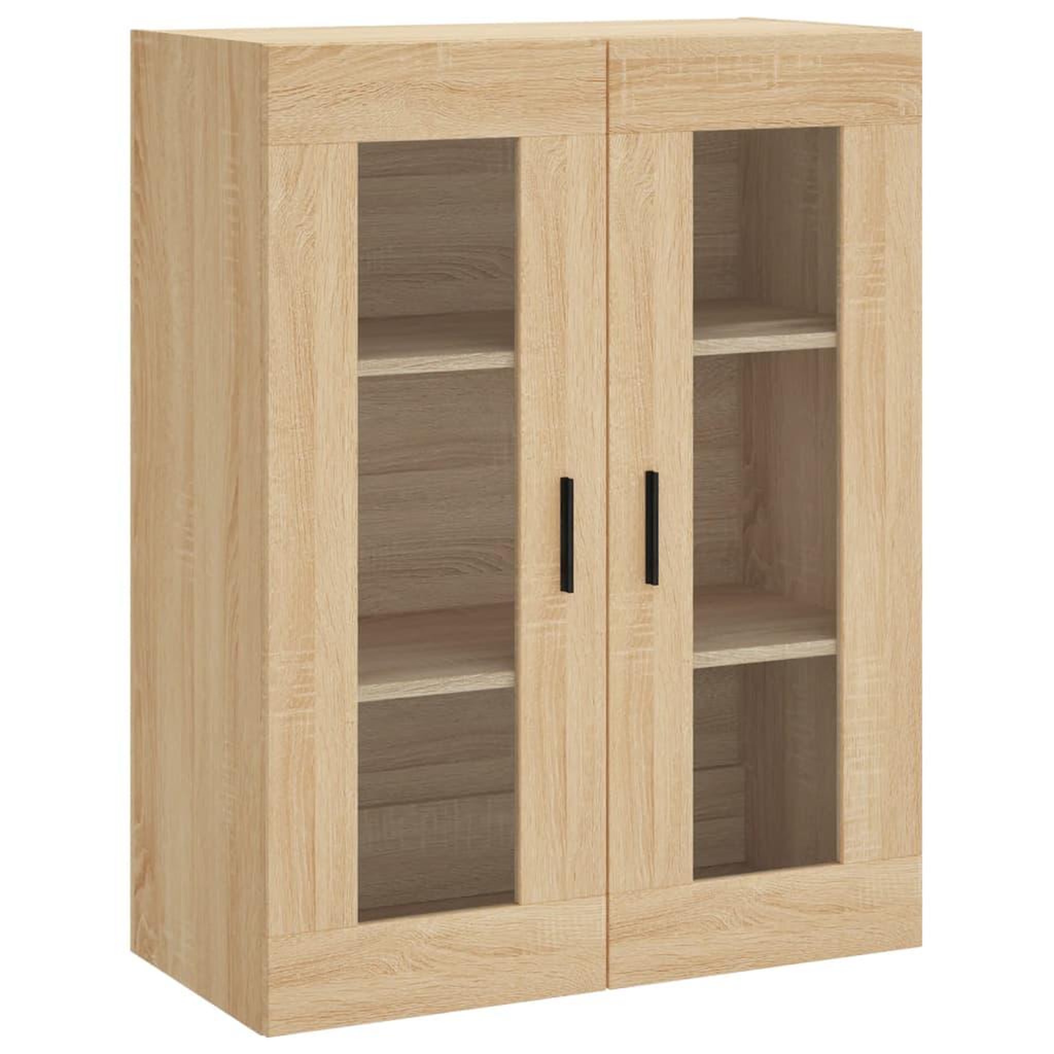 Voir la diapositive 5 : VIDAXL Armoires murales 2 pcs chene sonoma bois d'ingenierie