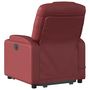 Voir la diapositive 5 : VIDAXL Fauteuil inclinable de massage electrique rouge bordeaux