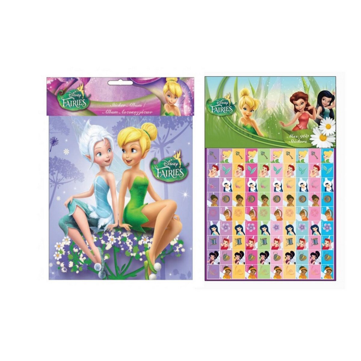 Album + 960 stickers Fée clochette autocollant Disney enfant Fairies pas  cher 