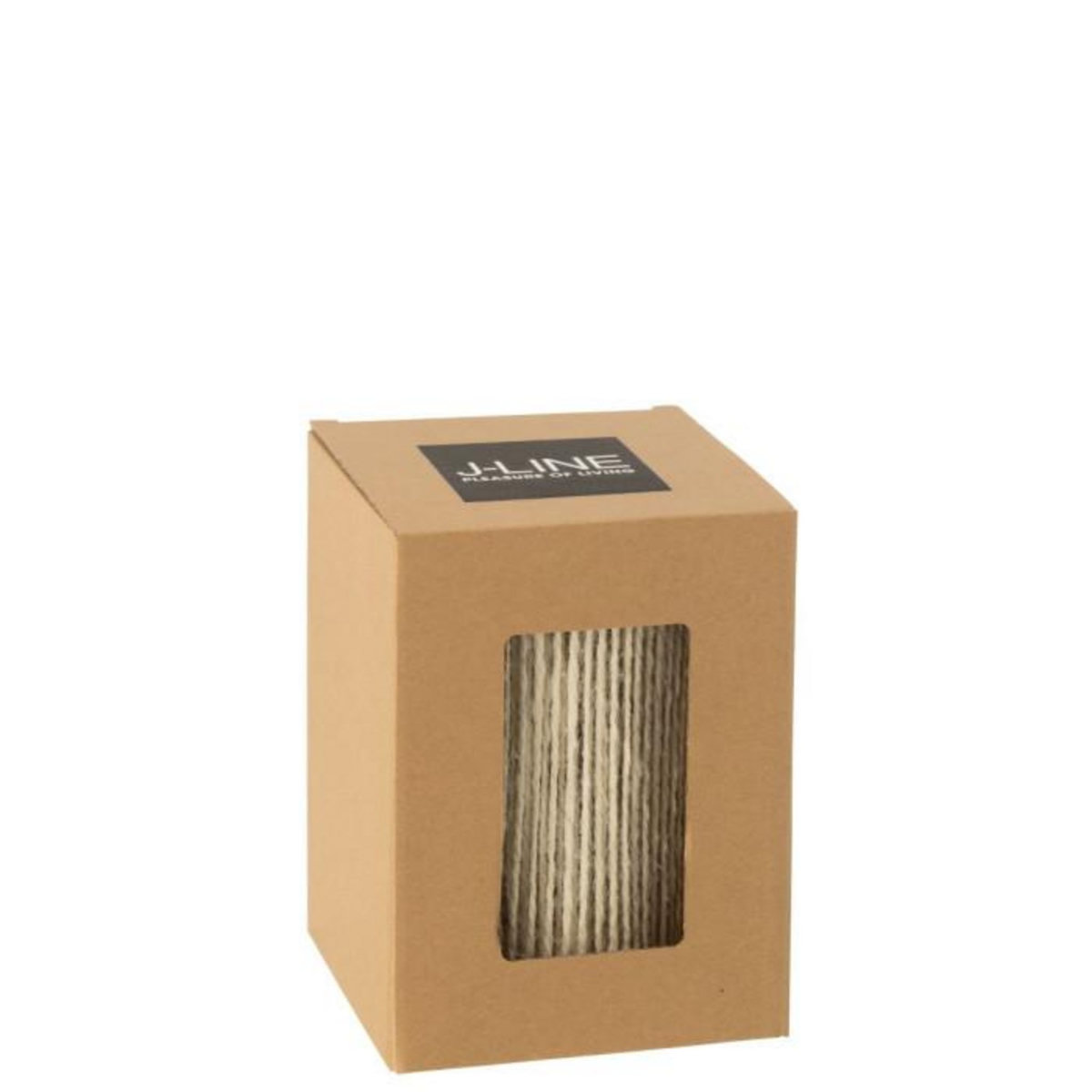 Paris Prix Lampe à Poser Cylindrique à LED  Roslyn  16cm Naturel