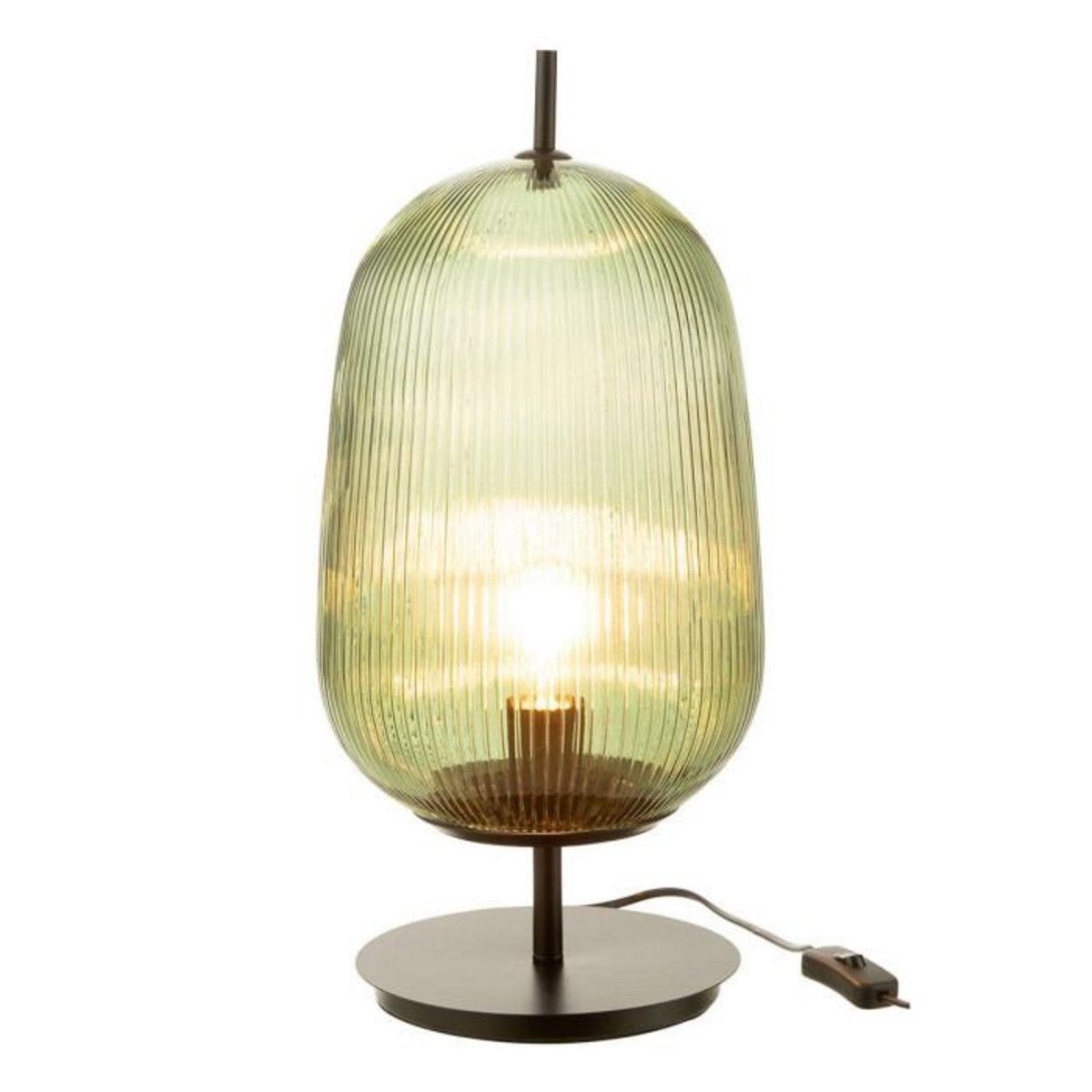 Paris Prix Lampe à Poser en Verre  Oasis II  45cm Vert