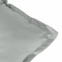 Voir la diapositive 5 : VIDAXL Coussin de banc de jardin gris clair melange 100x50x7 cm tissu